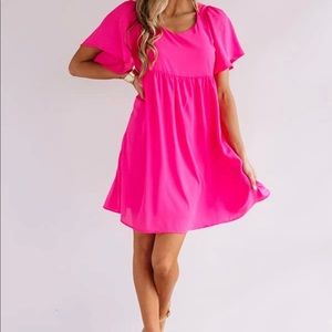 Gorgeous dress hot pink